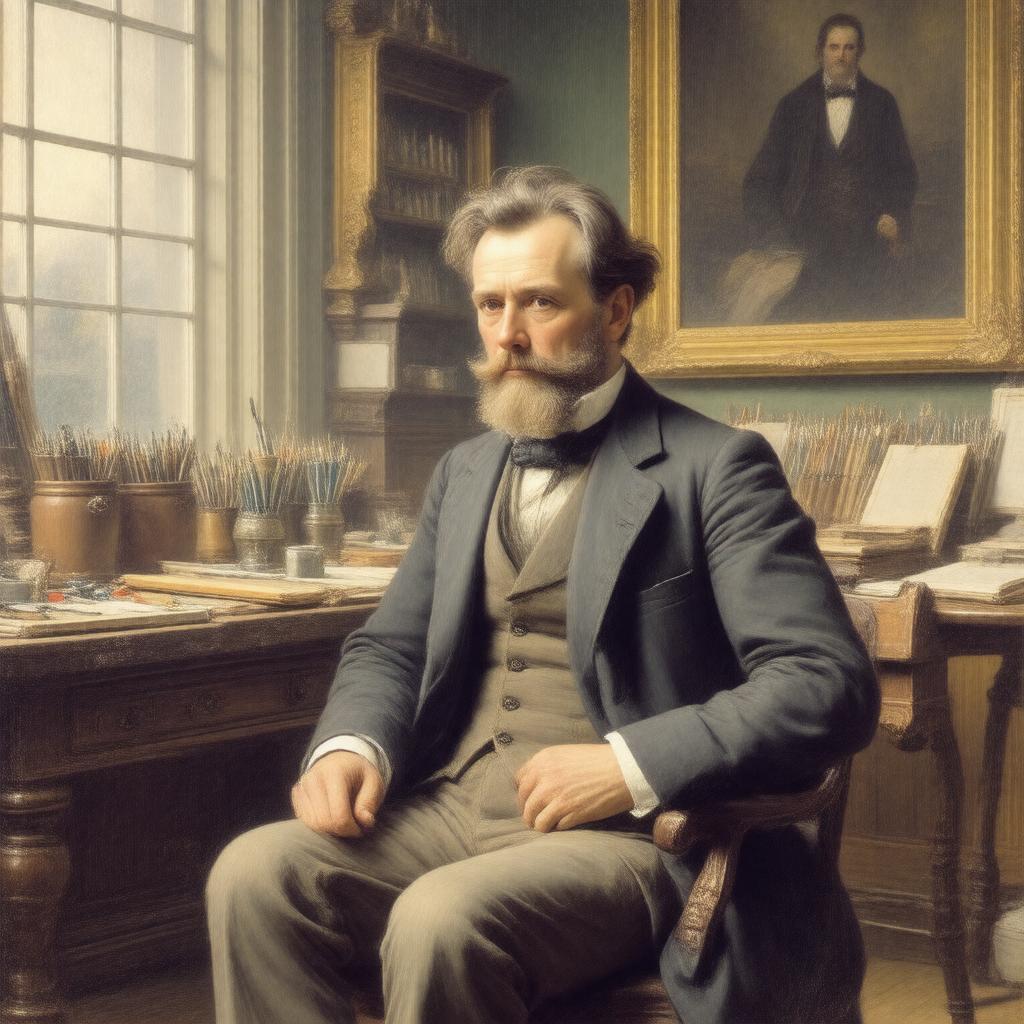 AI-created image of Sir John Everett Millais