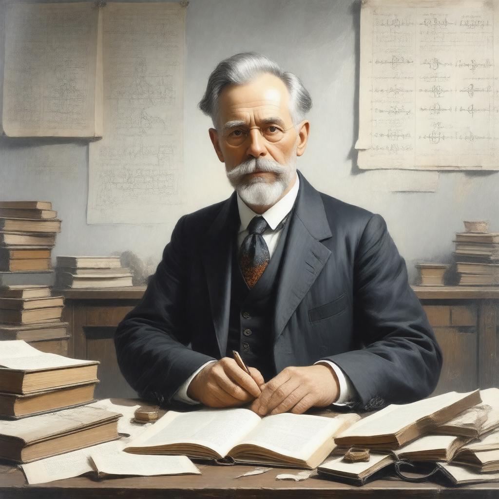 AI-created image of Sir John Frank Charles Kingman