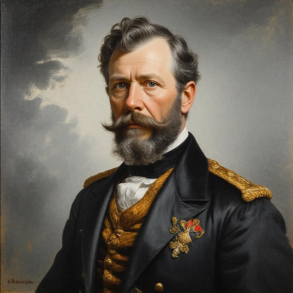 AI-created image of Sir John Hall, 5th Baronet