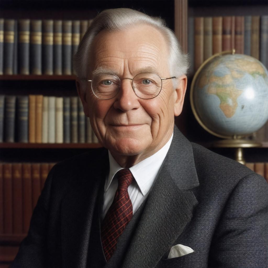 AI-created image of Sir John Houghton