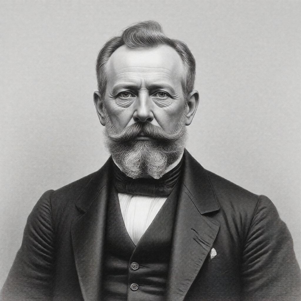 Click to view larger image AI-created image of Sir John Langdon Parsons