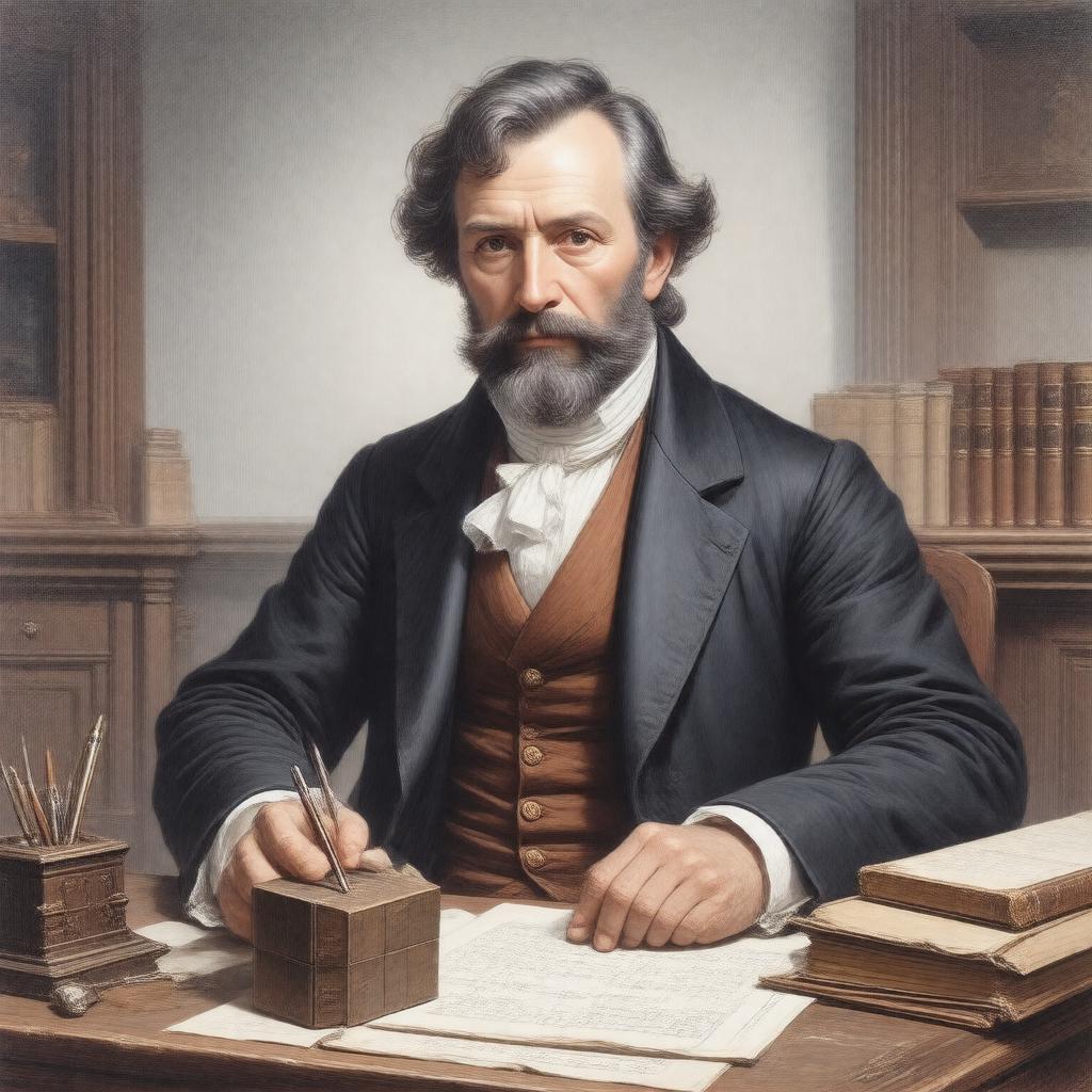 AI-created image of Sir John Leslie