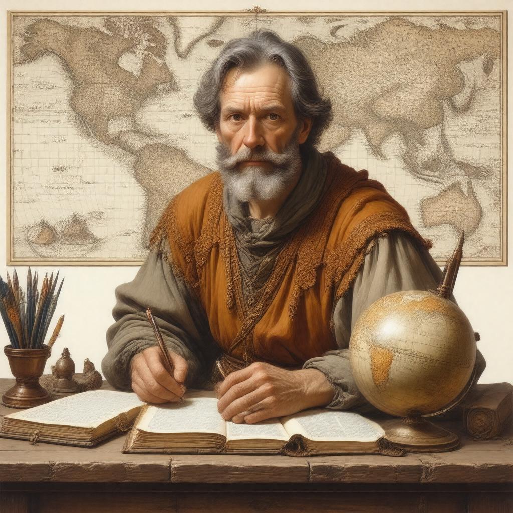 AI-created image of Sir John Mandeville