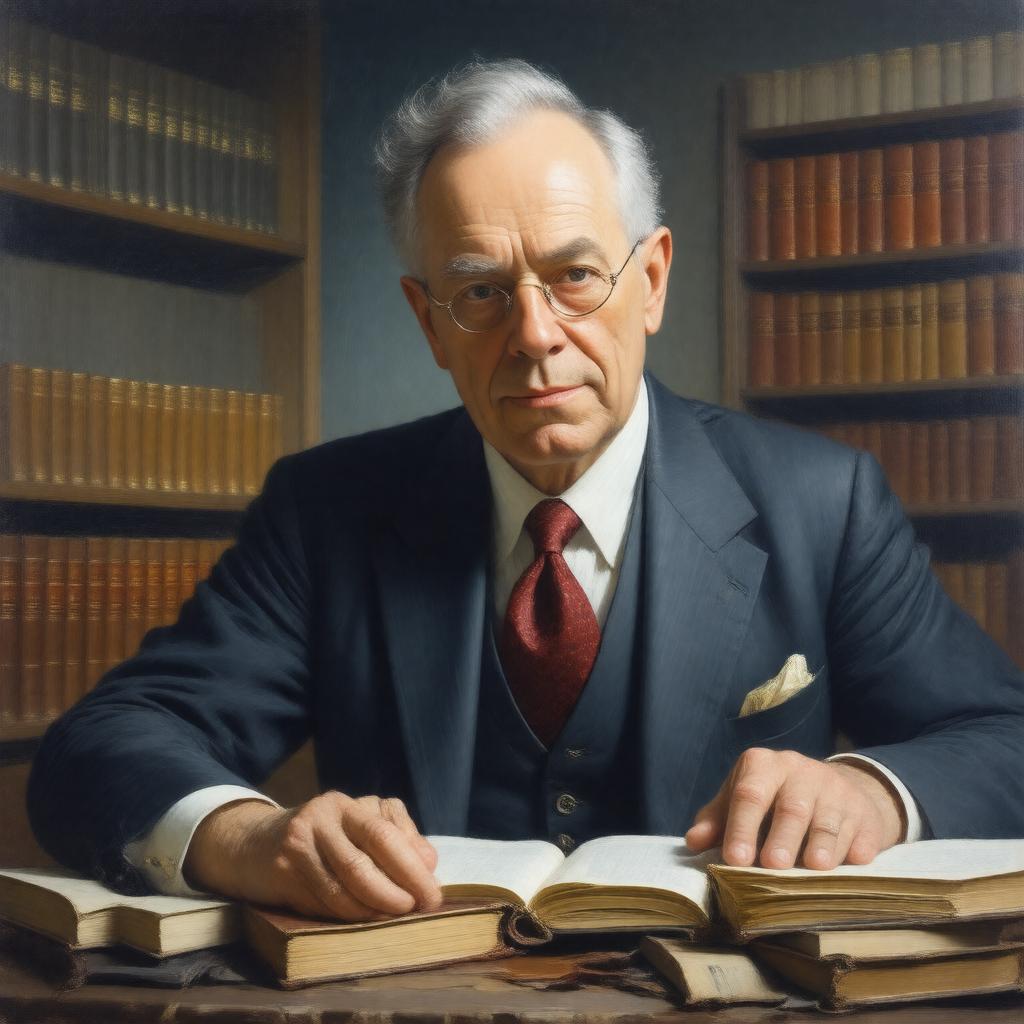 AI-created image of Sir John Maynard Smith