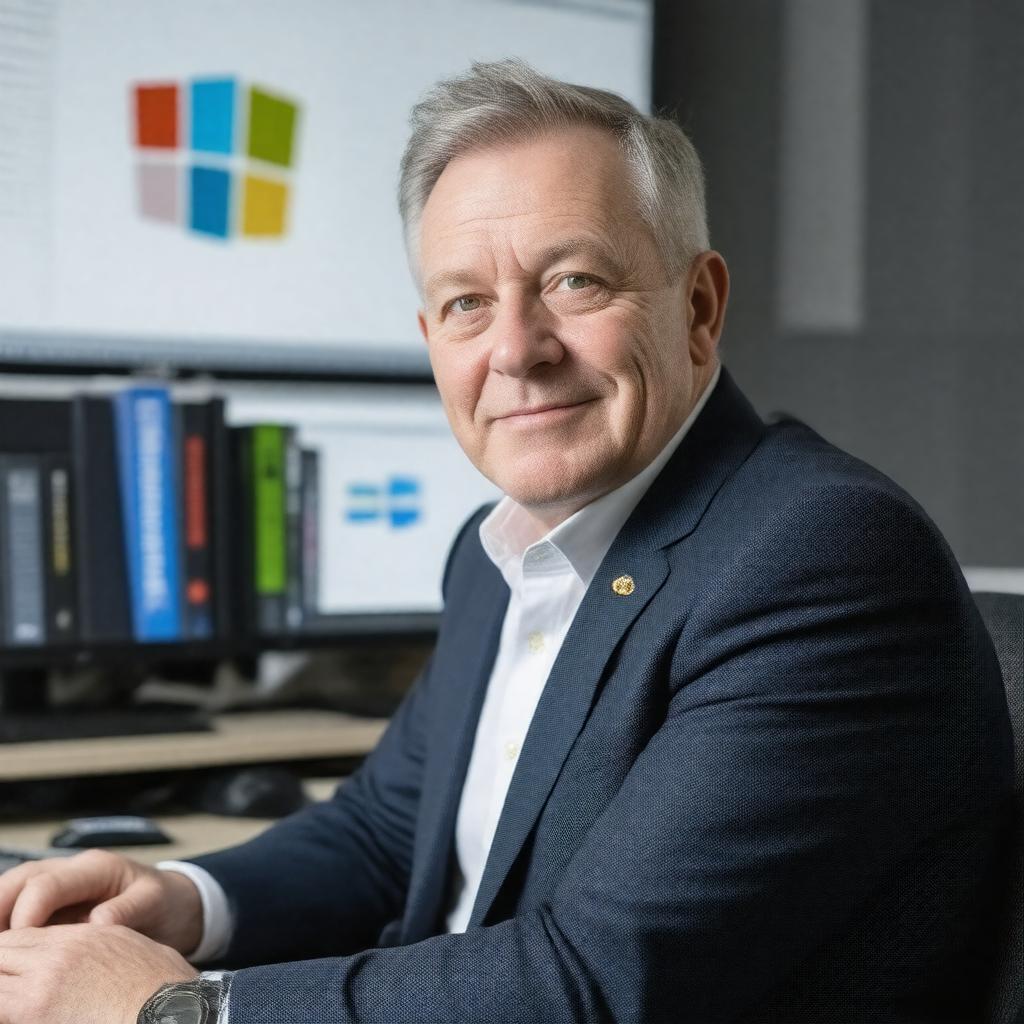 AI-created image of Sir John Savill