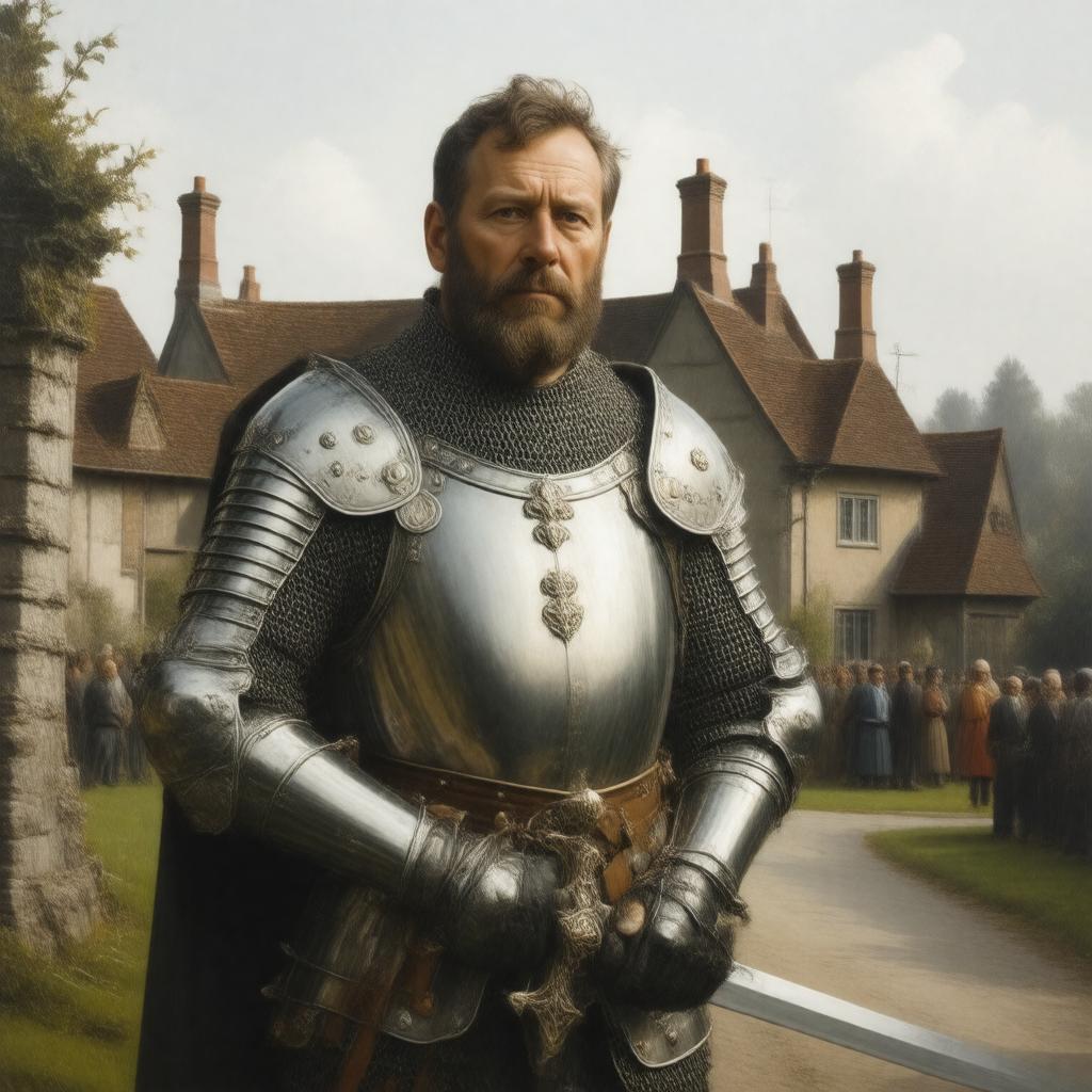 AI-created image of Sir John St John of Bletsoe