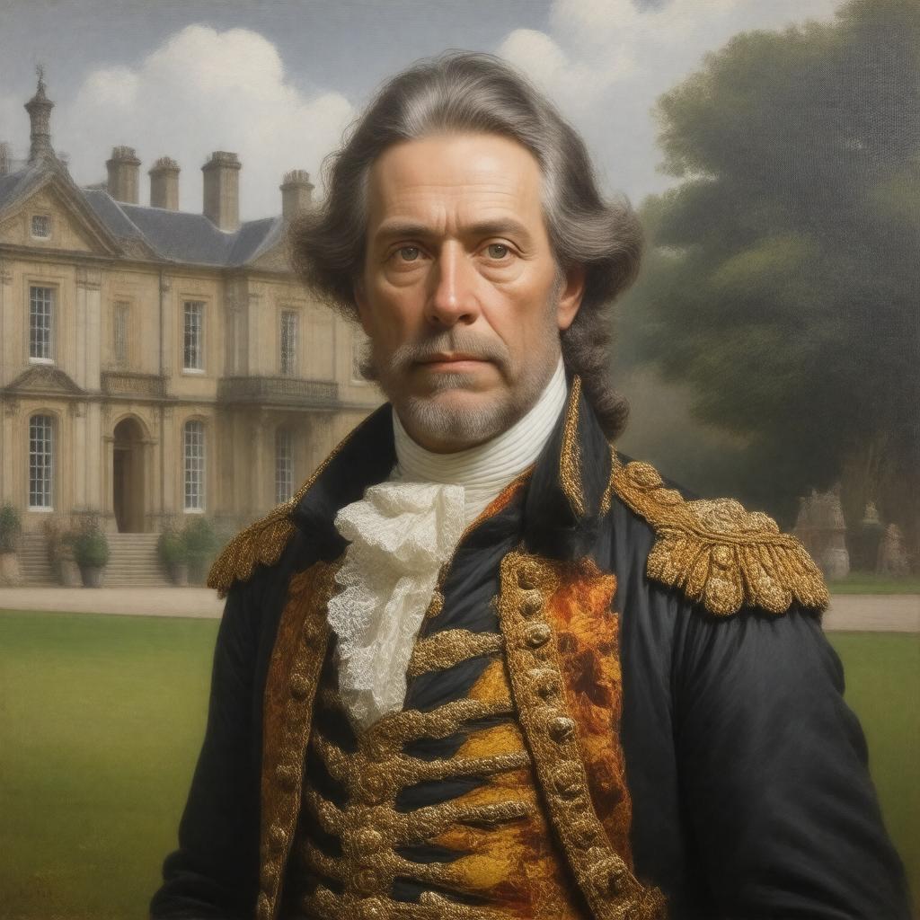 AI-created image of Sir John St John of Lydiard Tregoze, 15th Baronet