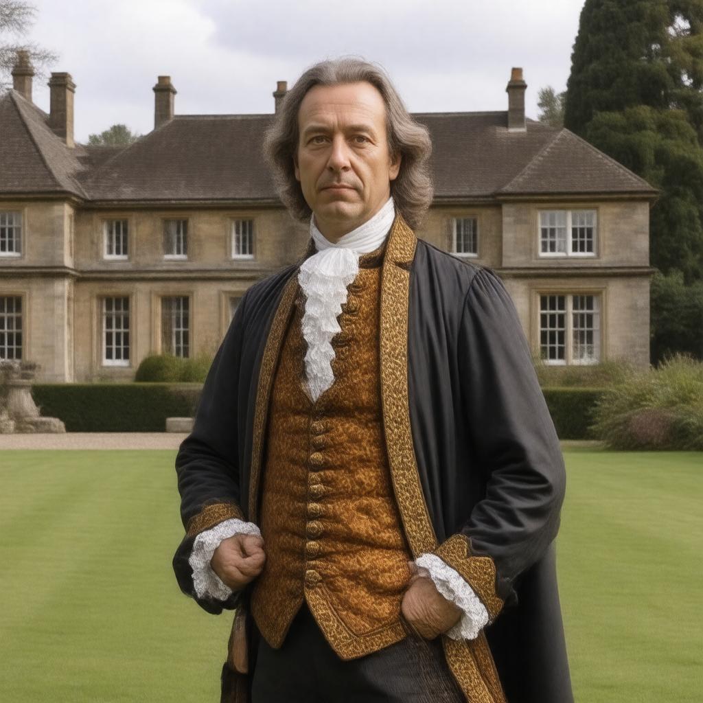 AI-created image of Sir John St John of Lydiard Tregoze, 17th Baronet