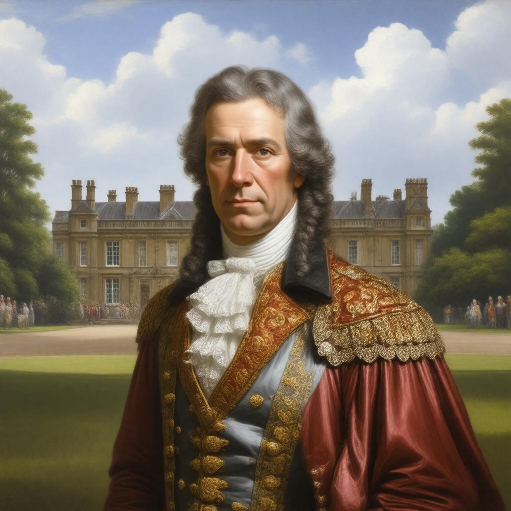 AI-created image of Sir John St John of Lydiard Tregoze, 18th Baronet