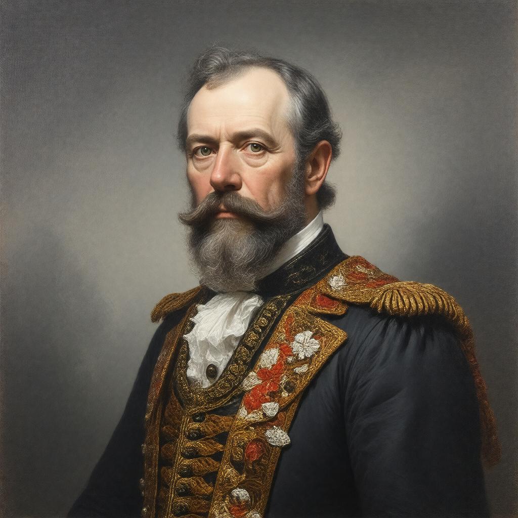 AI-created image of Sir John St John of Lydiard Tregoze, 20th Baronet