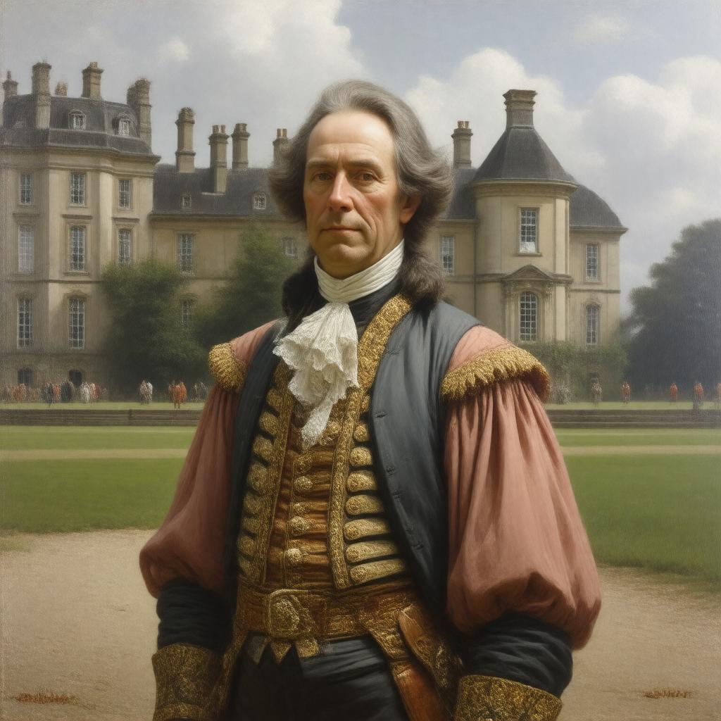 AI-created image of Sir John St John of Lydiard Tregoze, 23rd Baronet