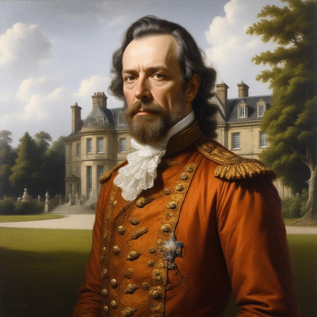 AI-created image of Sir John St John of Lydiard Tregoze, 26th Baronet