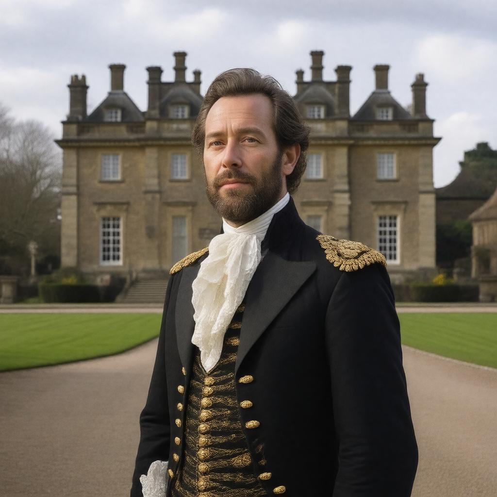 AI-created image of Sir John St John of Lydiard Tregoze, 27th Baronet