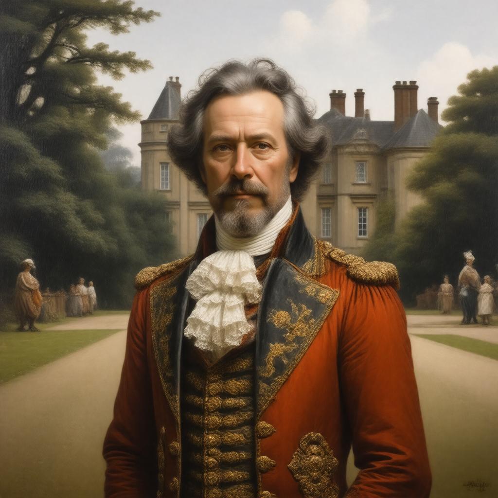 AI-created image of Sir John St John of Lydiard Tregoze, 28th Baronet