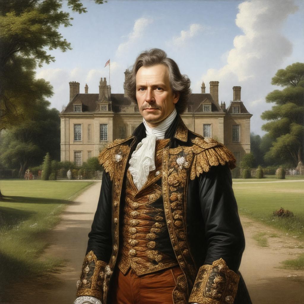 AI-created image of Sir John St John of Lydiard Tregoze, 29th Baronet