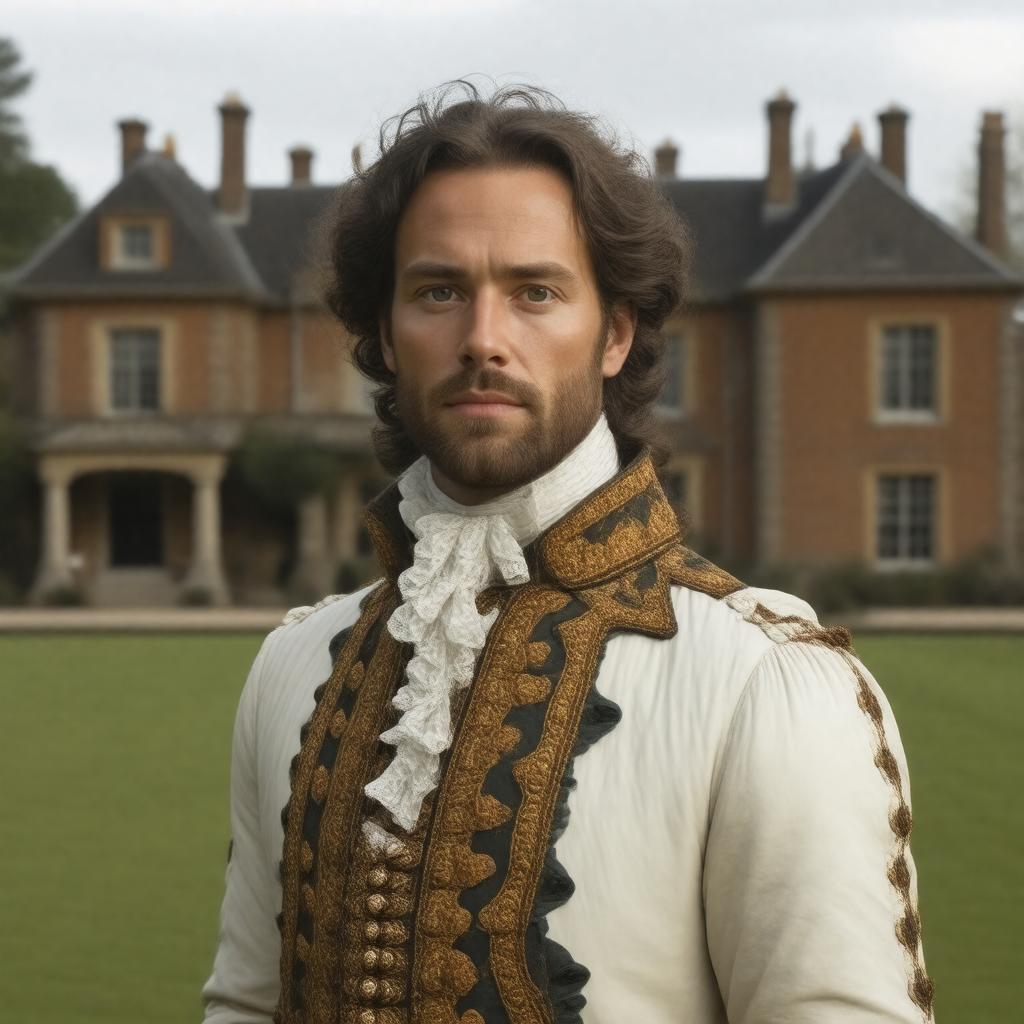 AI-created image of Sir John St John of Lydiard Tregoze, 30th Baronet