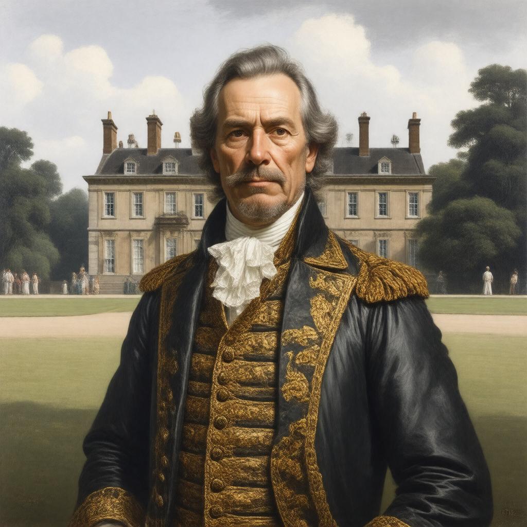 AI-created image of Sir John St John of Lydiard Tregoze, 31st Baronet