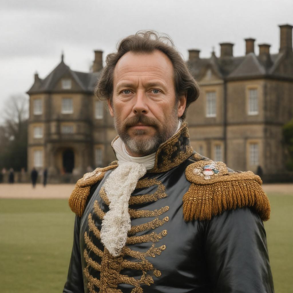 AI-created image of Sir John St John of Lydiard Tregoze, 36th Baronet