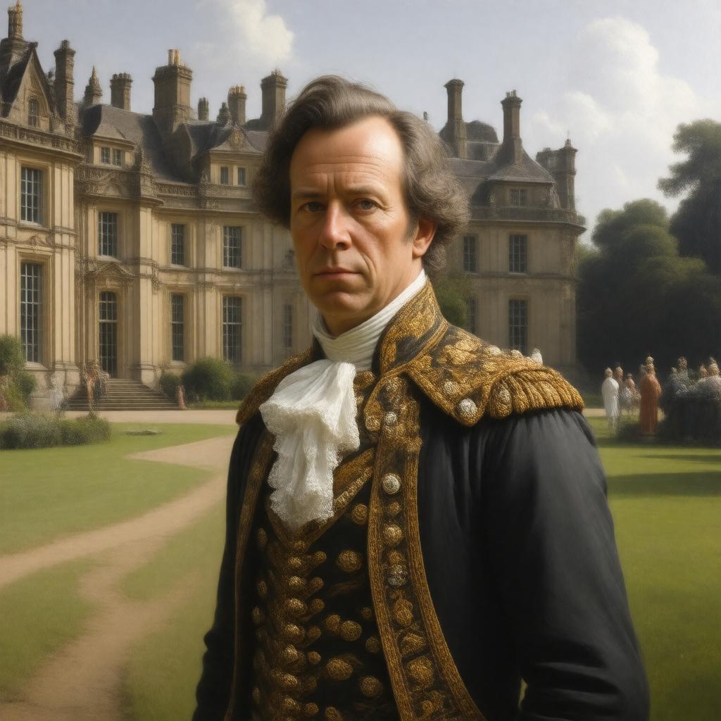 AI-created image of Sir John St John of Lydiard Tregoze, 38th Baronet