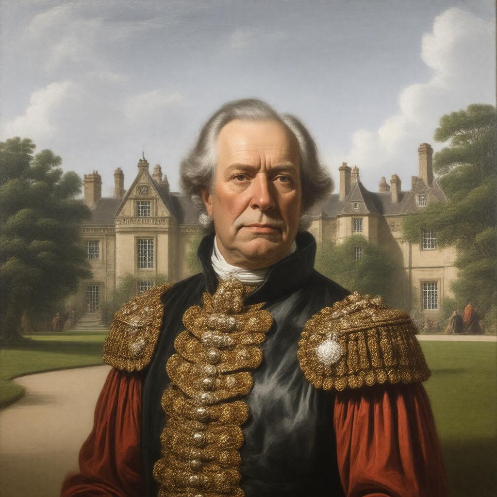 AI-created image of Sir John St John of Lydiard Tregoze, 40th Baronet
