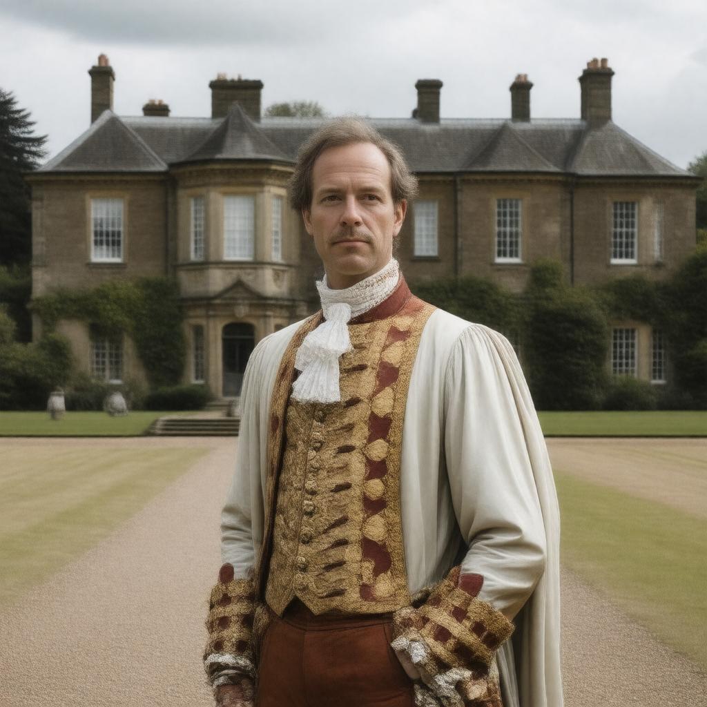 AI-created image of Sir John St John of Lydiard Tregoze, 45th Baronet