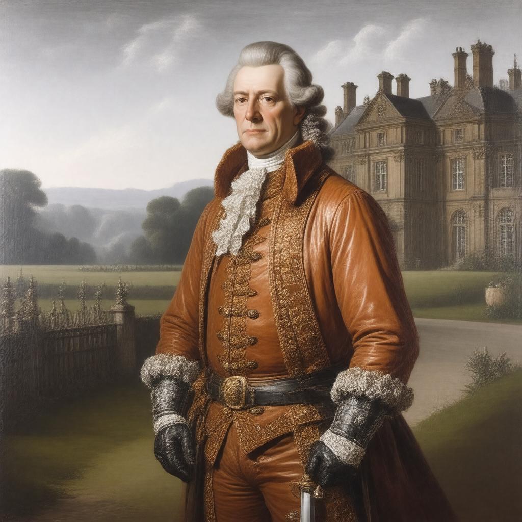 AI-created image of Sir John St John of Lydiard Tregoze, 4th Baronet