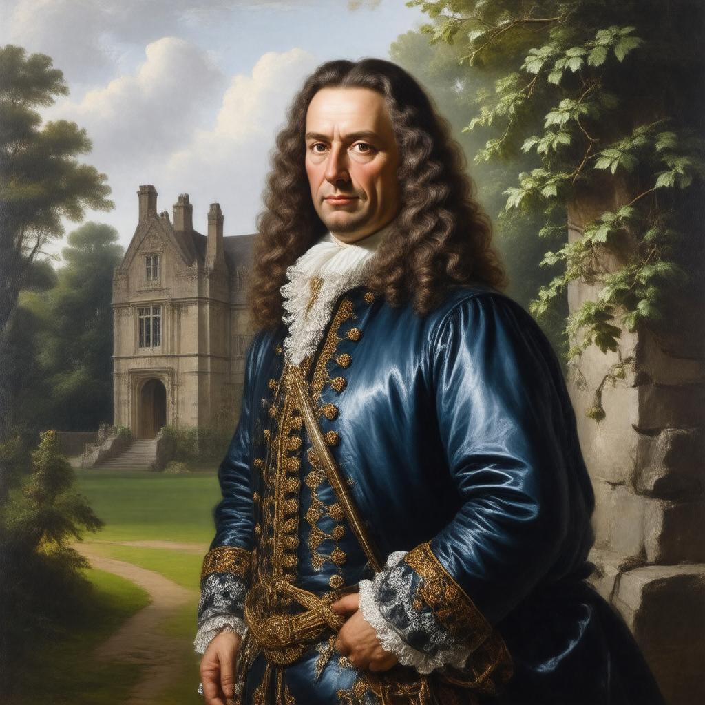 AI-created image of Sir John St John of Lydiard Tregoze, 5th Baronet