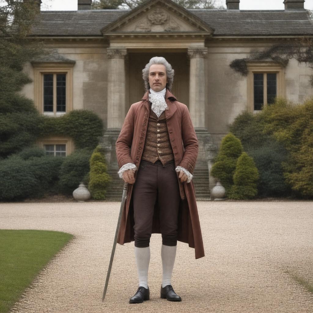 AI-created image of Sir John St John of Lydiard Tregoze, 6th Baronet