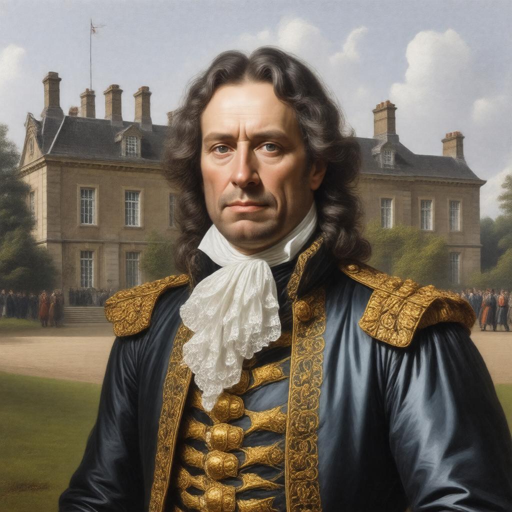 AI-created image of Sir John St John of Lydiard Tregoze, 8th Baronet