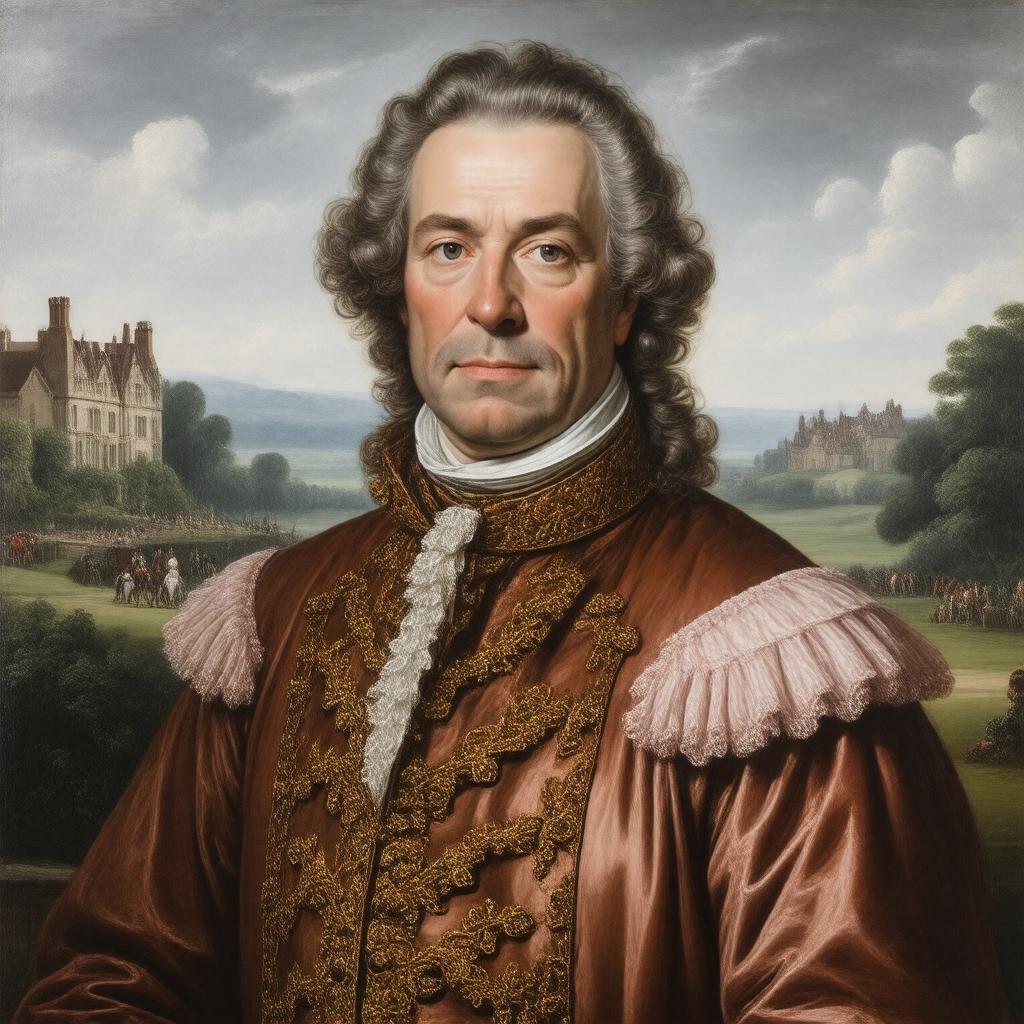 AI-created image of Sir John St John of Lydiard Tregoze, 9th Baronet