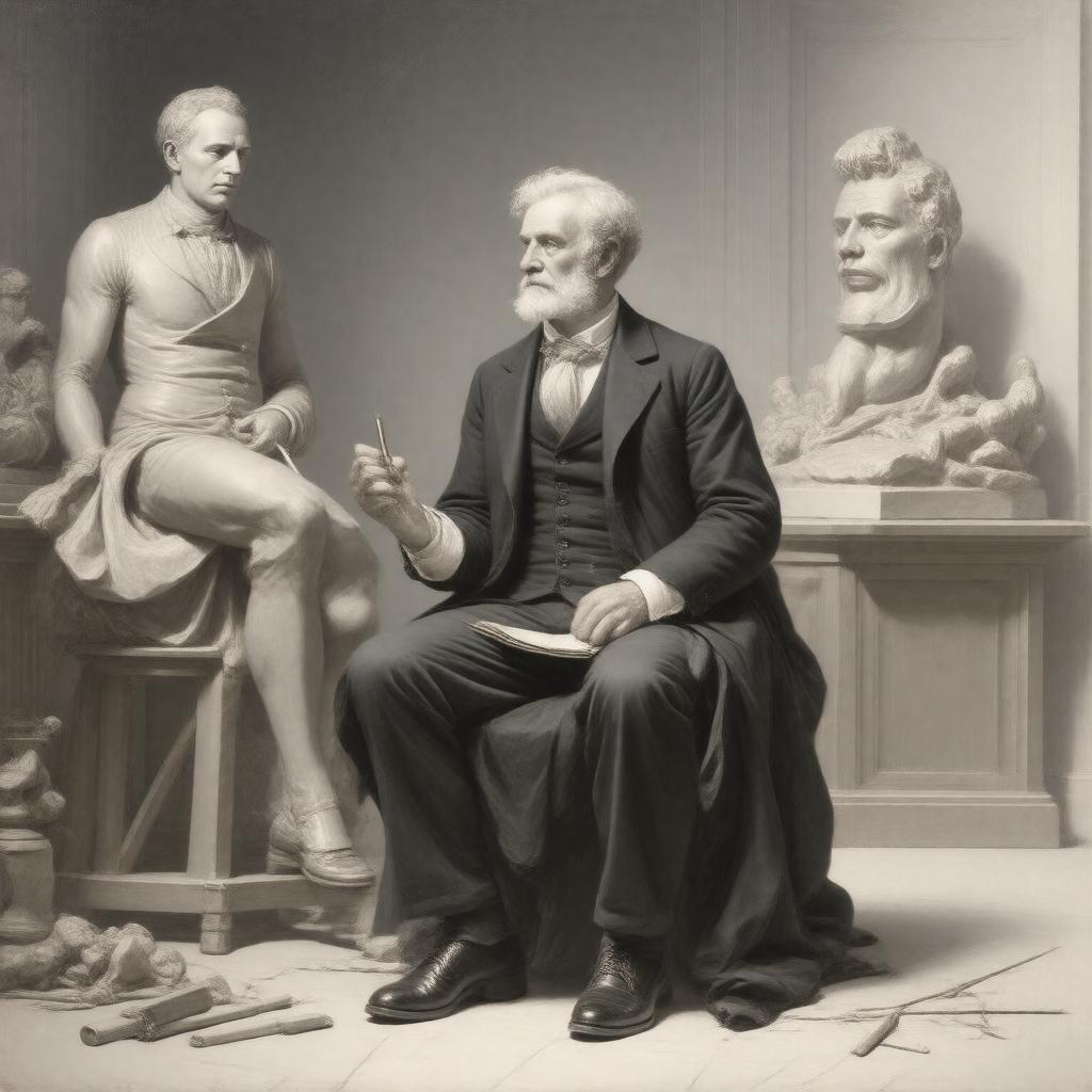 AI-created image of Sir John Steell