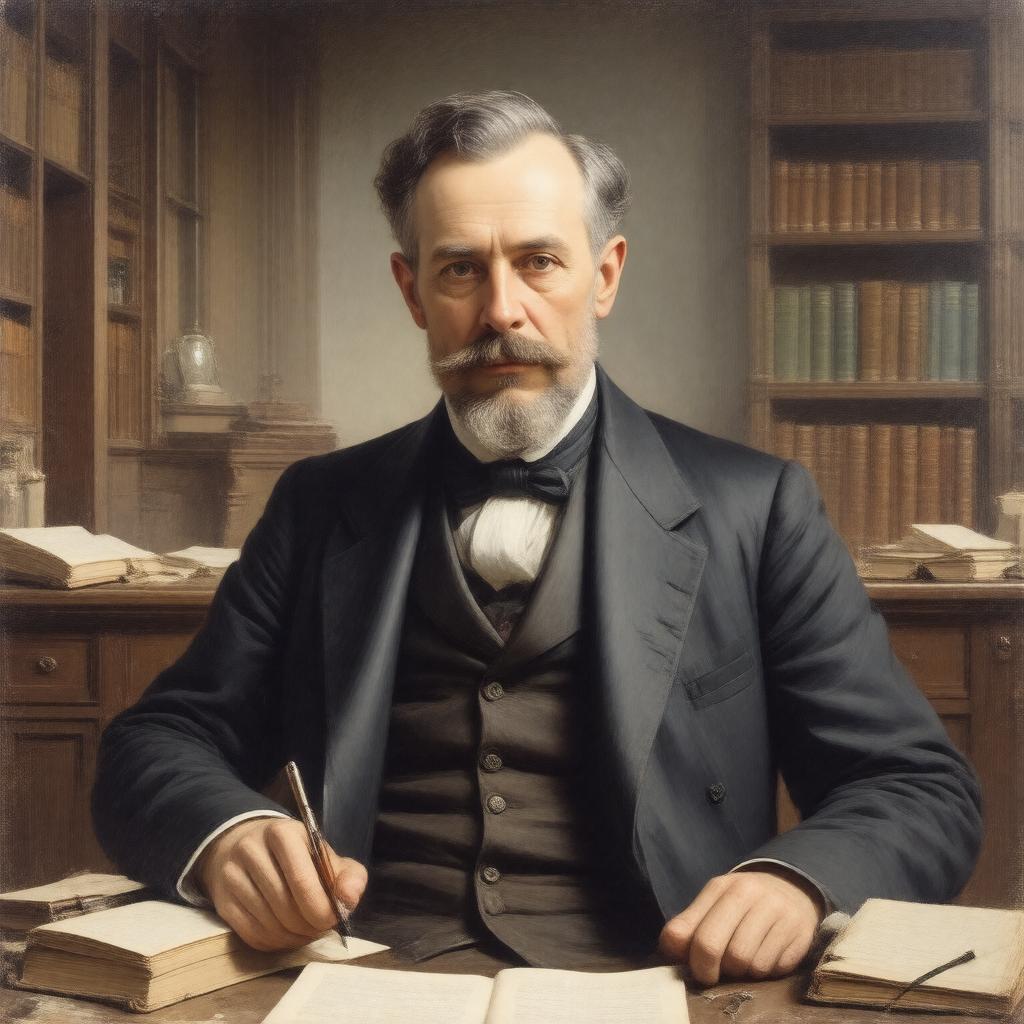 AI-created image of Sir John Strachey