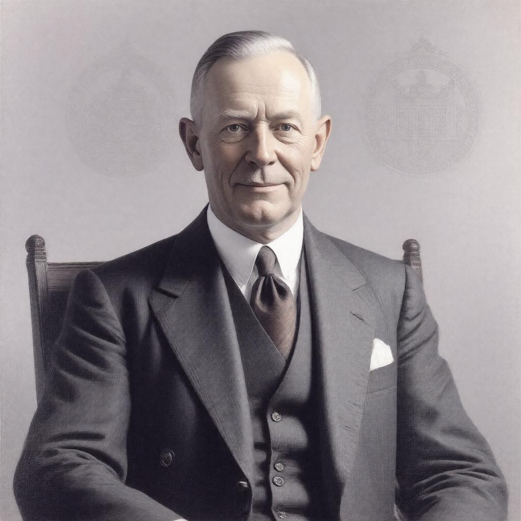 Click to view larger image AI-created image of Sir John Tudor Walters