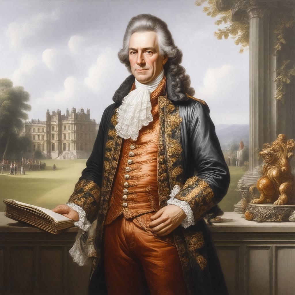 AI-created image of Sir John Vanbrugh