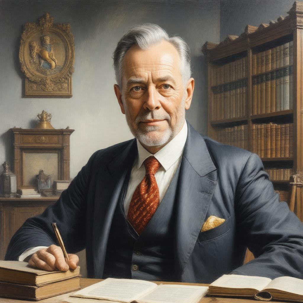 AI-created image of Sir John Wolfenden