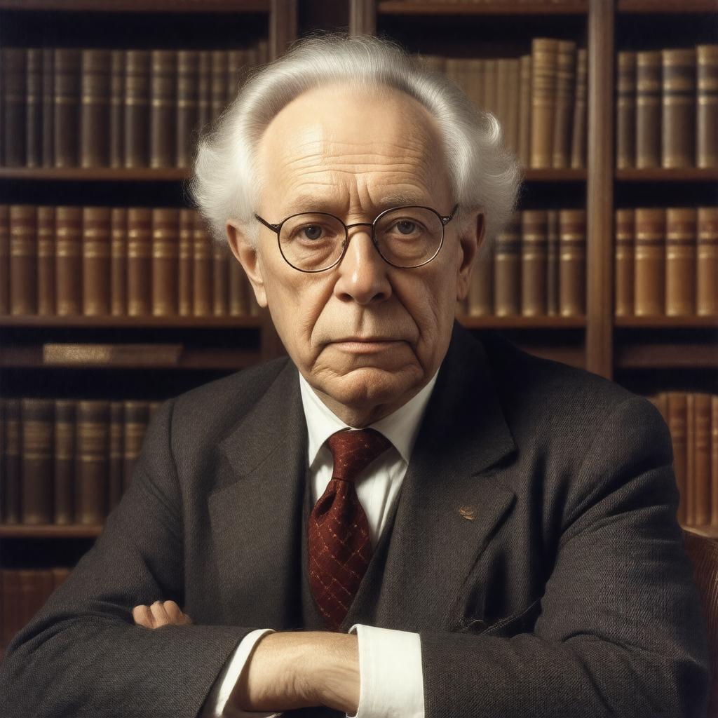 AI-created image of Sir John Ziman