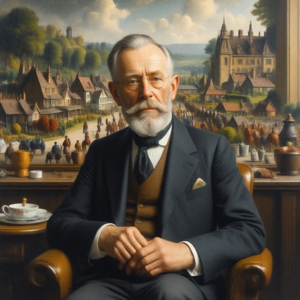AI-created image of Sir Joseph Rowntree