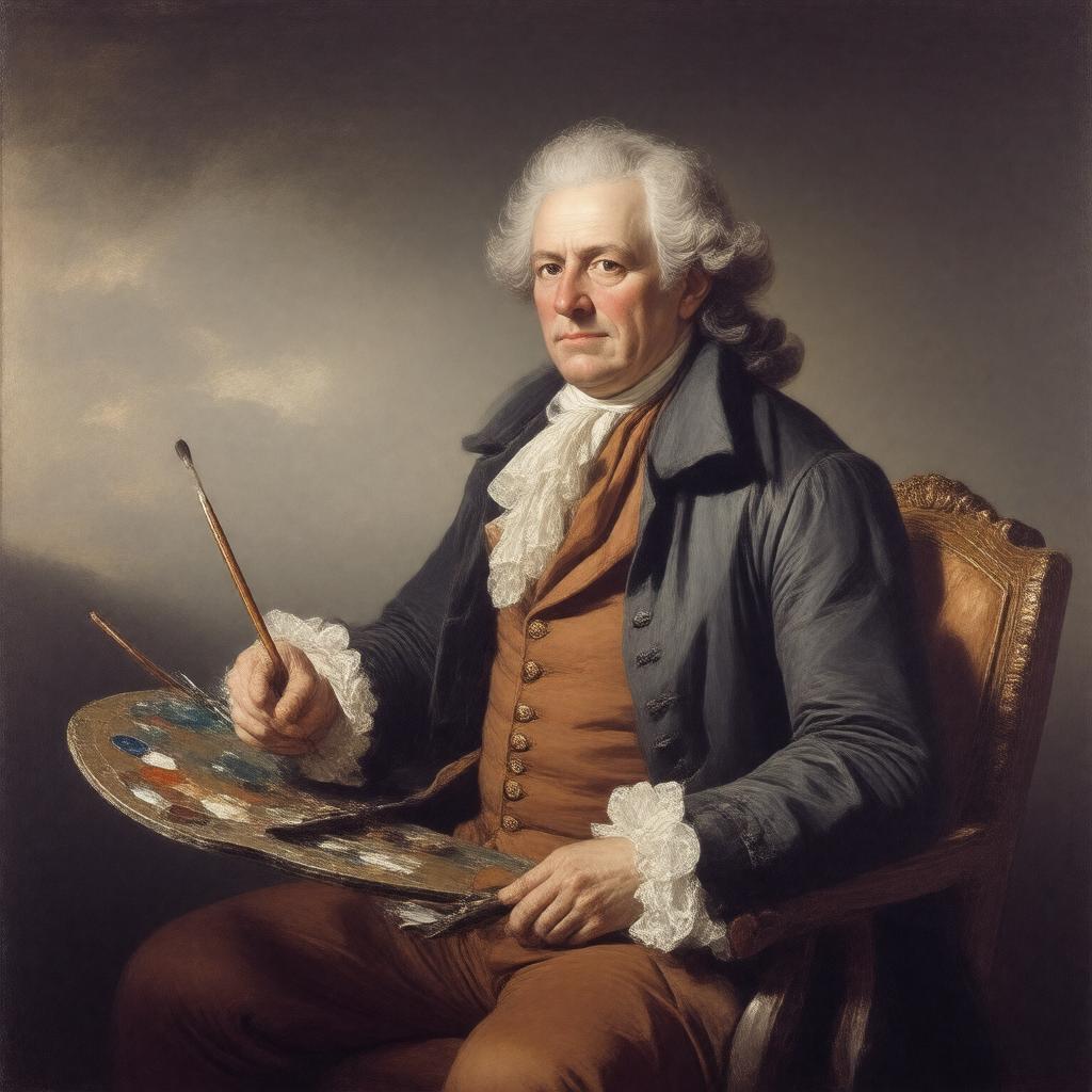 AI-created image of Sir Joshua Reynolds