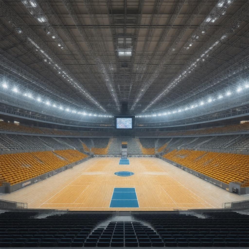 AI-created image of Sir Kendal G. L. Isaacs Gymnasium