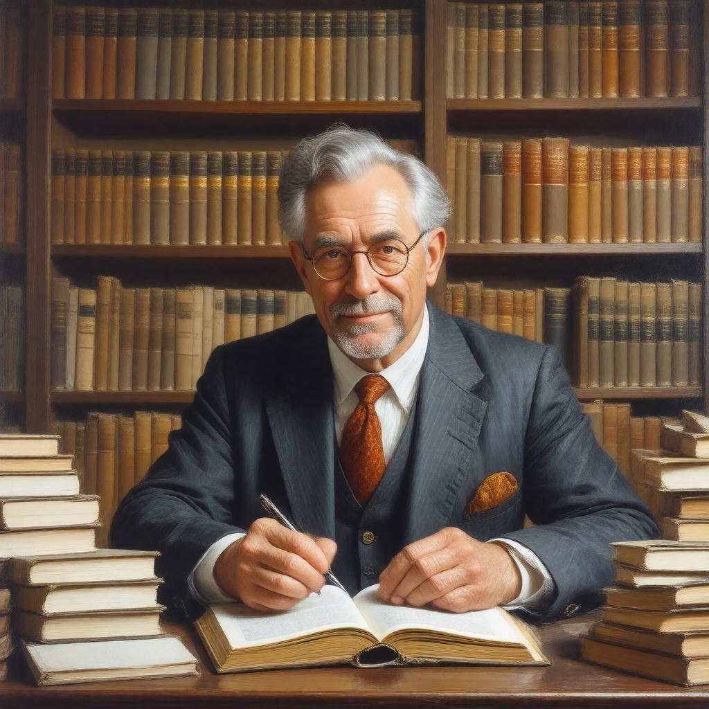 AI-created image of Sir Kenneth Dover