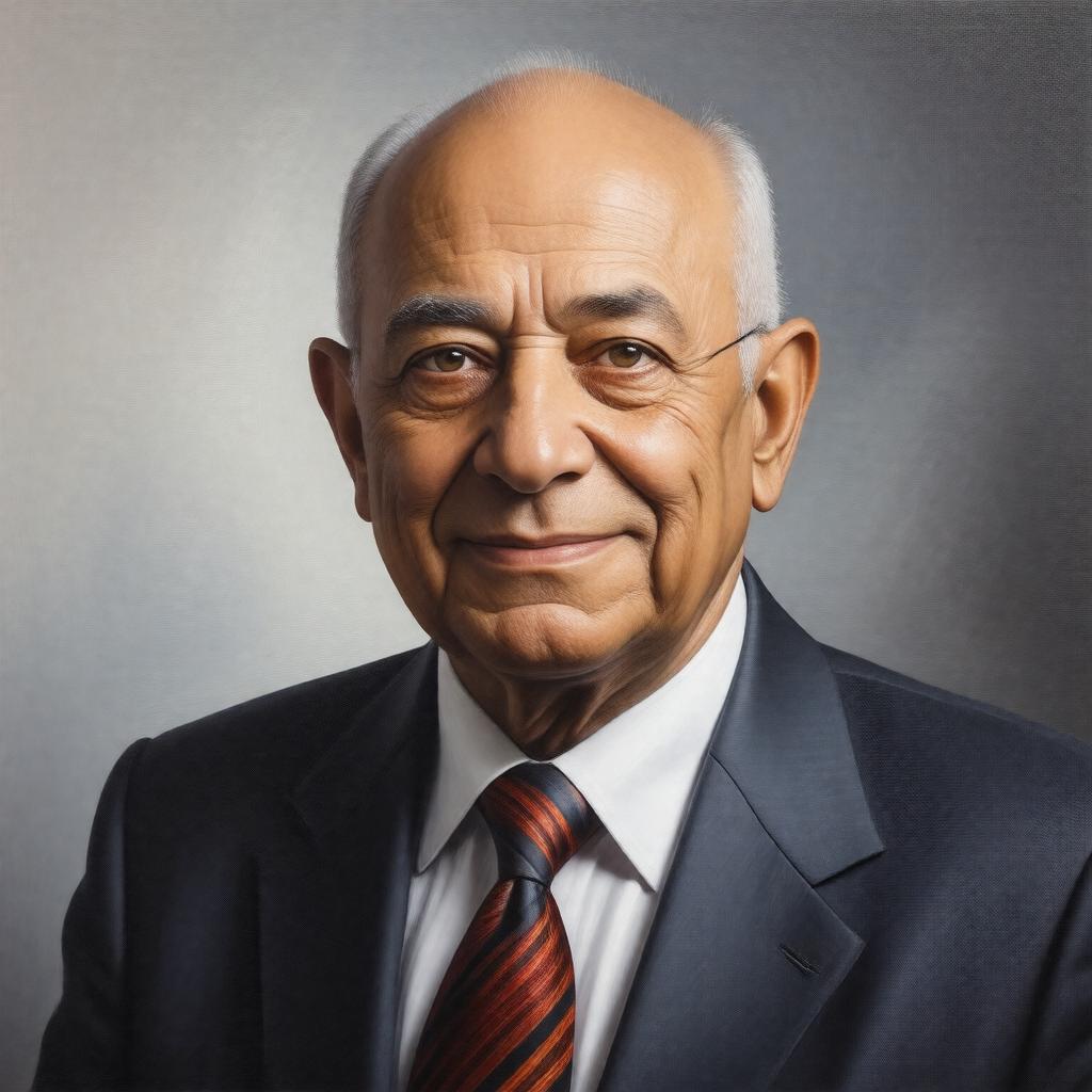 AI-created image of Sir Magdi Yacoub