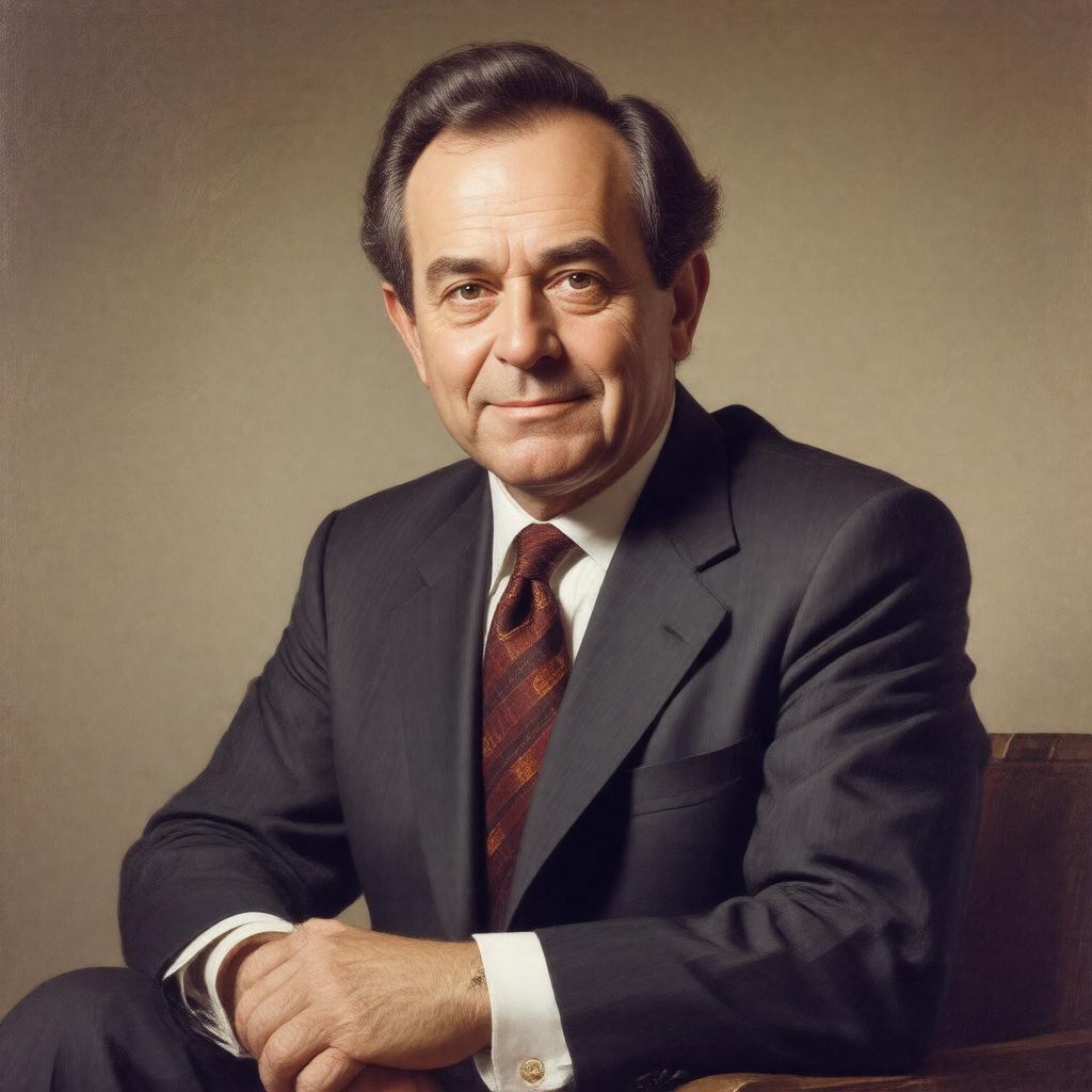 AI-created image of Sir Mark Tully