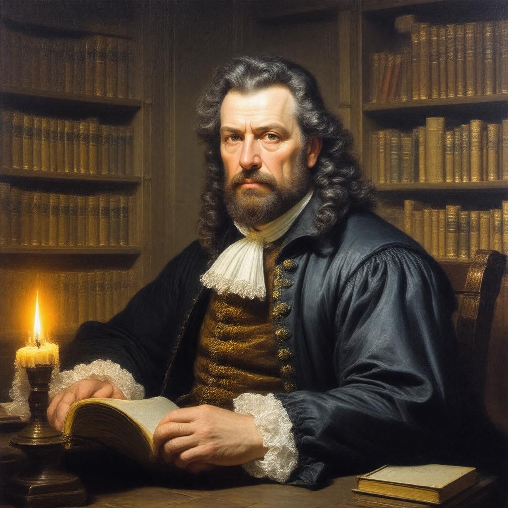 AI-created image of Sir Matthew Hale