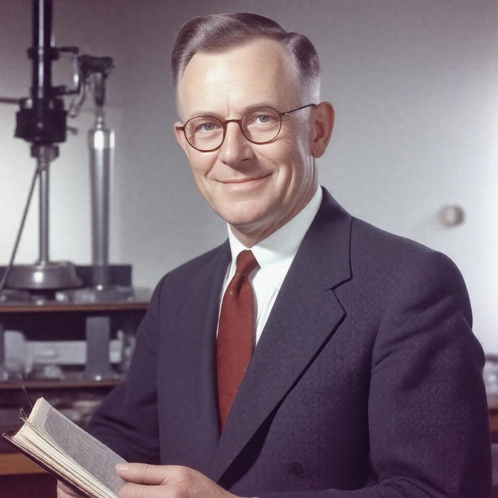 AI-created image of Sir Maurice Wilkins