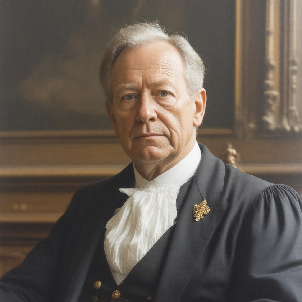 Click to view larger image AI-created image of Sir Michael Briggs