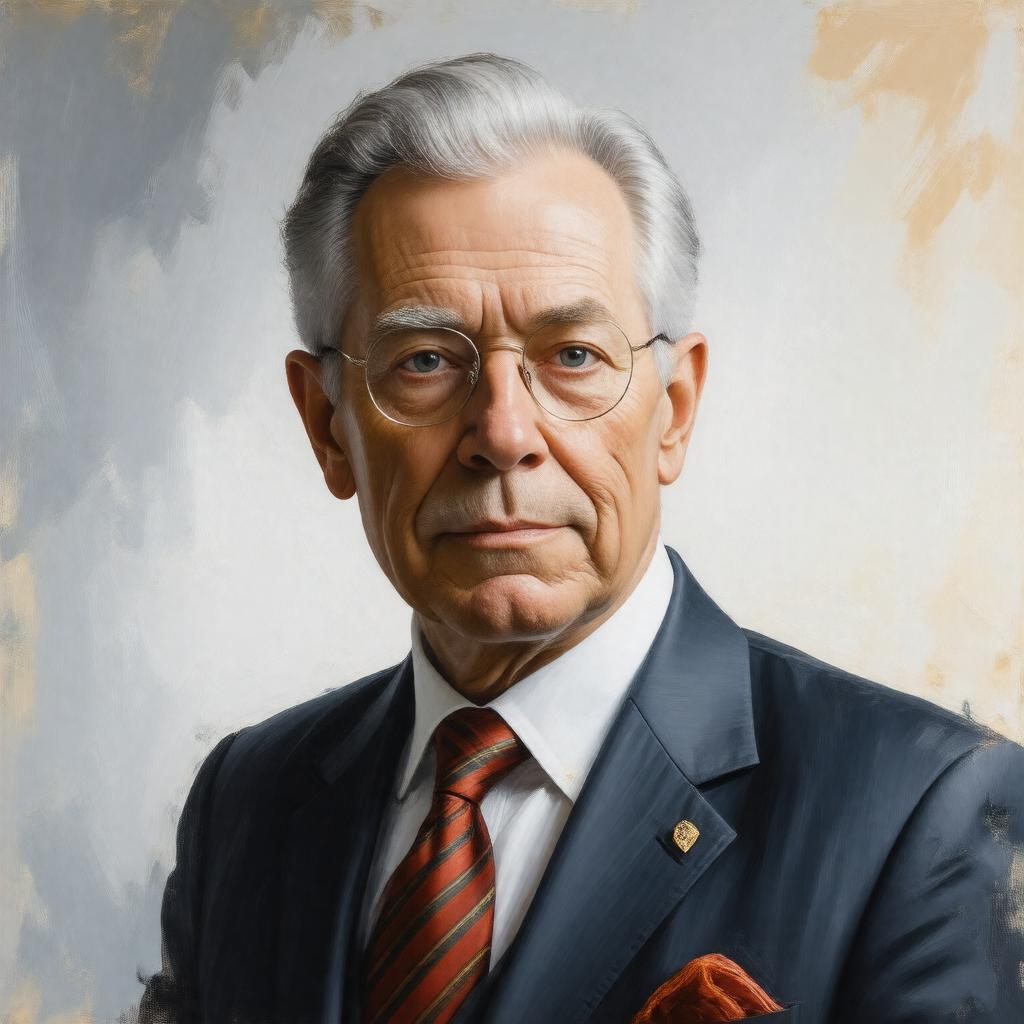 Click to view larger image AI-created image of Sir Michael Peckham