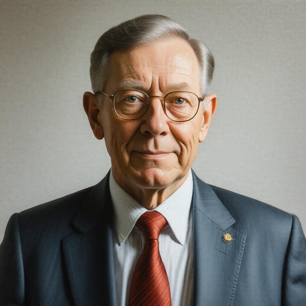 Click to view larger image AI-created image of Sir Michael Rawlins