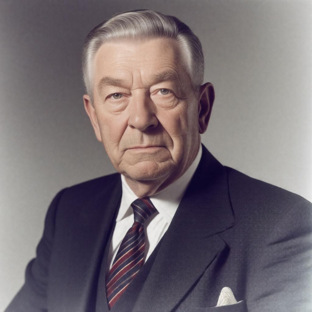 AI-created image of Sir Michael Redgrave