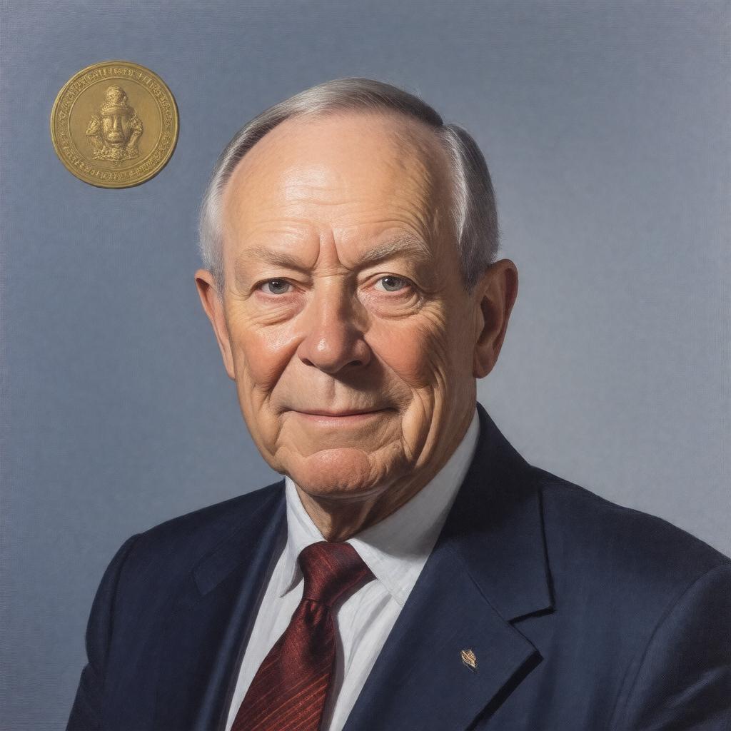 AI-created image of Sir Michael Rutter