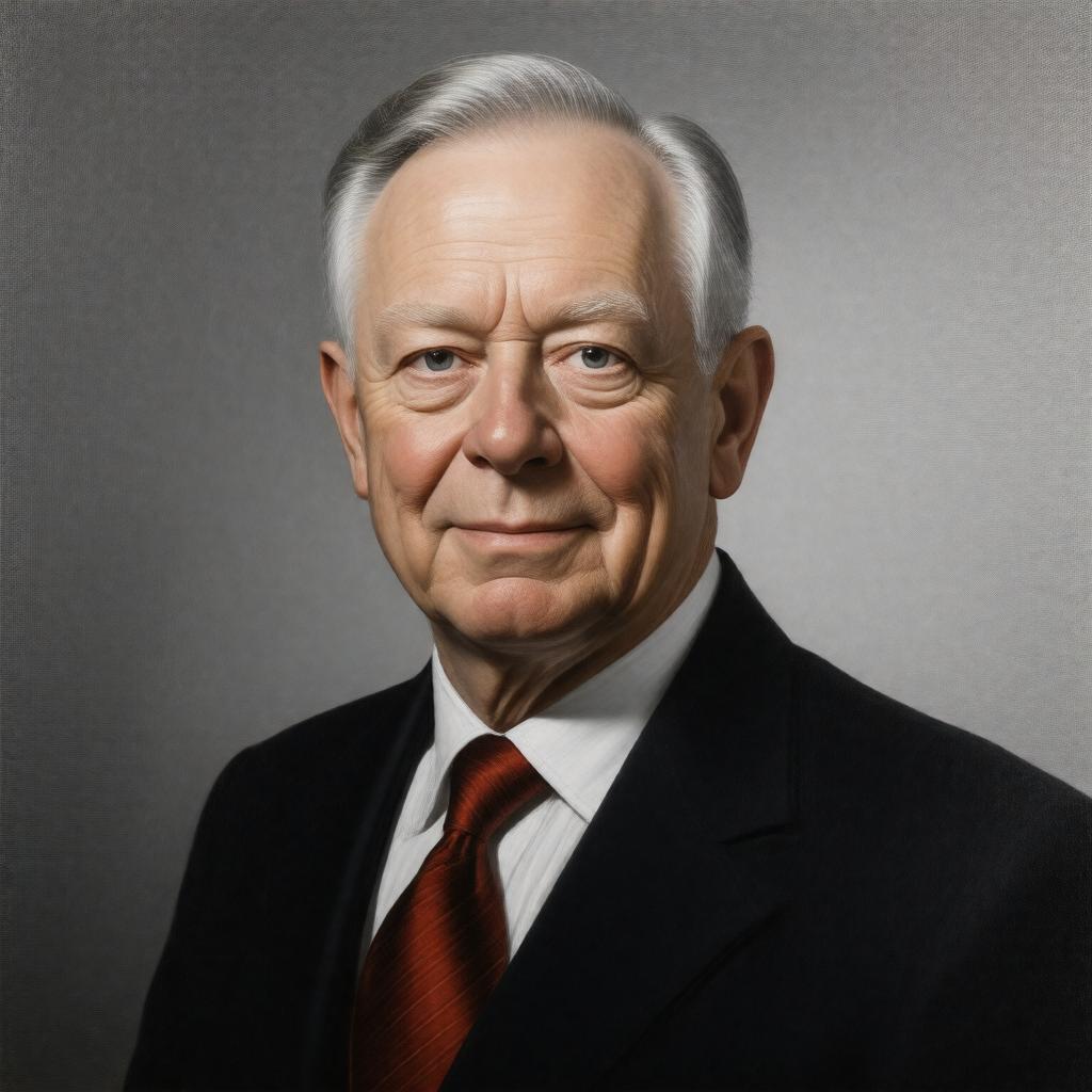 Click to view larger image AI-created image of Sir Michael Sterling